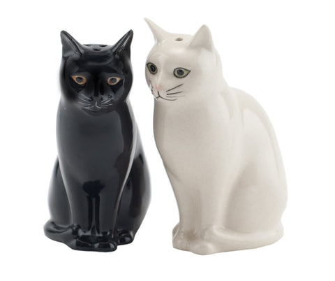 Black & White Cat Salt & Pepper Set