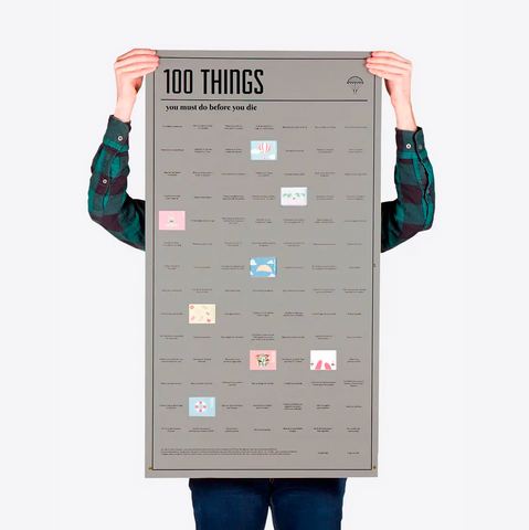 100 Things You Must Do Poster