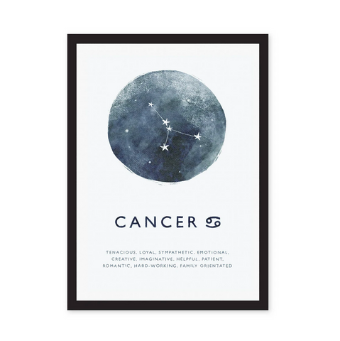 Cancer Zodiac Print