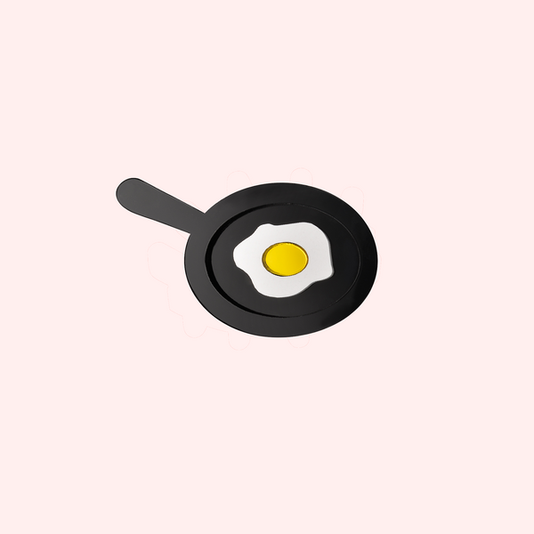 Fried Egg Brooch