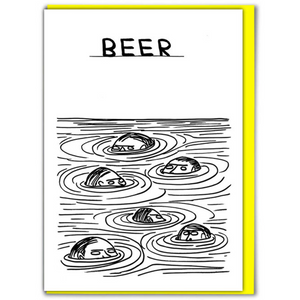 Beer Greetings Card