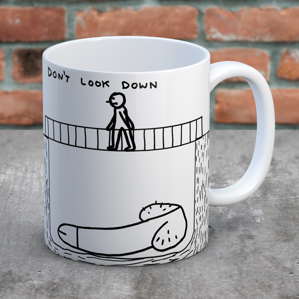 Don't Look Down Mug