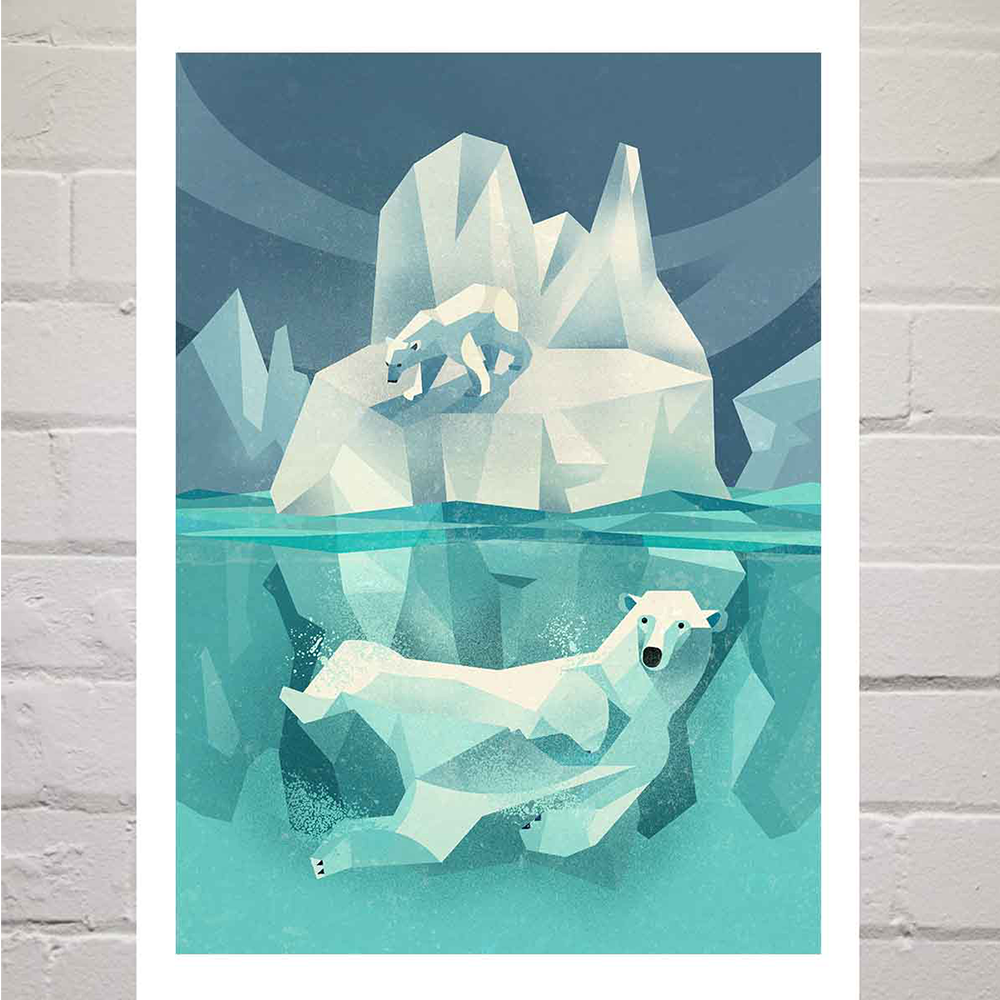 Polar Bears Print