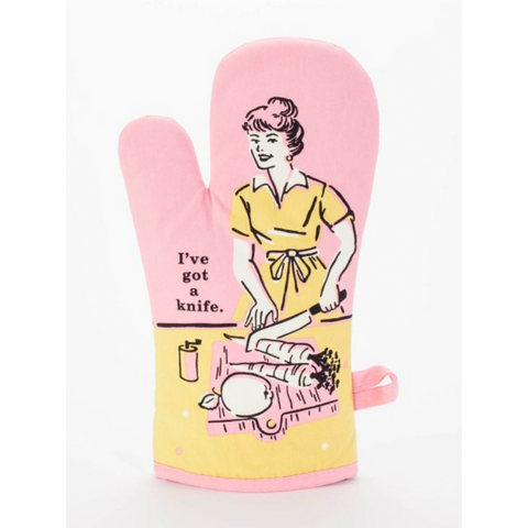 I've Got A Knife Oven Mitt