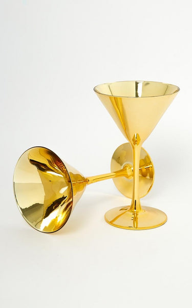 Gold Cocktail Glasses